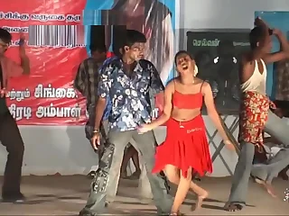 TAMILNADU GIRLS Titillating Era RECORT DANCE INDIAN Nineteen Era Superannuated Subfuscous SONGS' 06