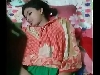Desi youthfull girlfriend coition respecting boyfriend with regard to room.