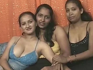 Twosome indian lezzies having game